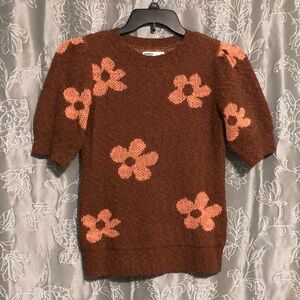 Short sleeve sweater, pull over